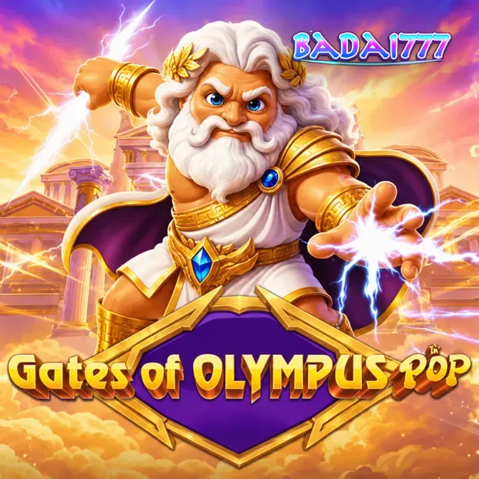 Tampilan visual grid 3x5 pada slot Gates of Olympus POP